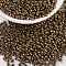 MIYUKI Round Rocailles Beads, Japanese Seed Beads, 8/0, Metallic Colours, (RR457) Metallic Dark Bronze, 3mm, Hole: 1mm, about 422~455pcs/10g