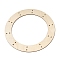 Wreath Frames for Crafts, Wooden Floral Arranging Craft Rings, Moccasin, 250x2.5mm, Inner Diameter: 180mm