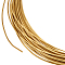 Brass Wire, for DIY Jewelry Making, Golden, 0.7mm, about 32.81 Feet(10m)/pc