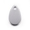 Tarnish Resistant Stainless Steel Charms, teardrop, Stamping Blank Tag, Stainless Steel Color, 10x6x0.6mm, Hole: 1.2mm