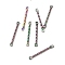 Ion Plating(IP) 304 Stainless Steel Connector Charms, Twisted Bar, Rainbow Color, 20x2x1.2mm, Hole: 1mm