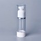 Empty Plastic Press Pump, Nail Polish Remover Clean Liquid Water Storage Bottle, White, 11.8cm, capacity: 30ml