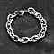 304 Stainless Steel Cable Chain Bracelets for Women, Stainless Steel Color, 8-1/8 inch(20.5cm)
