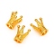 Alloy Beads, Crown, Golden, 13x11~12mm, Hole: 2.5mm