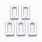 Spray Painted CCB Plastic Linking Rings, Quick Link Connectors, For Jewelry Cross Chains Making, Rectangle, Silver, 30x18x3mm, Inner Diameter: 7.5x19.5mm