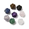 Natural Mixed Gemstone Beads, Flower, 15.5~16x15.5~16x10.5~11mm, Hole: 1~1.5mm