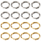 400Pcs 2 Colors 304 Stainless Steel Split Rings, Double Loops Jump Rings, Golden & Stainless Steel Color, 5x1mm, Inner Diameter: 3.7~3.8mm, Single Wire: 0.5~0.6mm, 200pcs/style