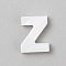 Freshwater Shell Beads, Letter, Letter Z, 11.5x9x2.5mm, Hole: 0.9mm