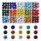 150Pcs 15 Colors Pave Disco Ball Beads, Polymer Clay Rhinestone Beads, Round, PP13(1.9~2mm), 6 Rows Rhinestone, Mixed Color, PP13(1.9~2mm), 6 Rows Rhinestone, 10mm, Hole: 1.5mm, 10pcs/color
