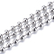 Tarnish Resistant 304 Stainless Steel Ball Chains, Stainless Steel Color, 3.2mm