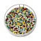 Glass Beads, Triangular Beads, Diamond Beads Transparent Crystal Pointed Beads, Mixed Color, 3x3x2mm, Hole: 0.8mm