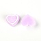 Resin Cabochons Accessories, Frosted, Imitation Berry Candy, Heart, Plum, 15x17x5.5mm