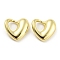 Alloy Pendants, Heart, Golden, 16x17x5mm, Hole: 6.5x7mm