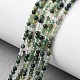 Природные моховой агат бисер нитей G-Z116-A05-2mm-1