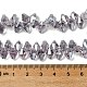 Прозрачные стеклянные бусины гальваническим пряди GLAA-K064-06A-AB02-4