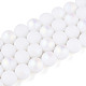 Нити из матовых непрозрачных стеклянных бусин GLAA-T032-P10mm-MBB02-2