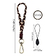 Брелок на запястье в стиле бохо макраме KEYC-SW00004-08-3