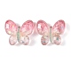 Прозрачные кабошоны бабочки из эпоксидной смолы CRES-M034-02E-1