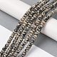 Природные яшмы далматин бисер нитей G-H292-A09-02-2