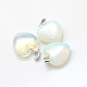 Сердце Opalite подвески G-Q371-10-2
