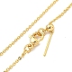 Ожерелья-цепочки из латуни для женщин NJEW-G084-10G-2