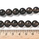 Натуральные ледяные обсидиановые бусинки G-P590-A01-10mm-02-3
