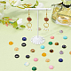 40 шт. 20 стиля кабошонов из натуральных и синтетических смешанных драгоценных камней G-FH0001-90-3