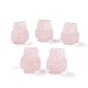 Украшения для демонстрации сов из натурального розового кварца G-N345-04B-1