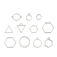 Подвески и звенья с открытой спиной из сплава&nbsp;PALLOY-YWC0002-01AS