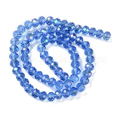 Гальванизируйте прозрачное стекло бисер нитей GLAA-D022-01