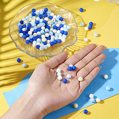 191~193шт прорезиненные акриловые бусины&nbsp;MACR-TA0001-99B