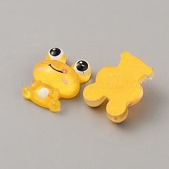 Кабошоны из полупрозрачной смолы&nbsp;LS-RESI-WH0035-38D