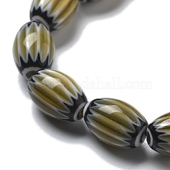 Ручной работы millefiori стеклянные бусины нитки LAMP-F035-12B