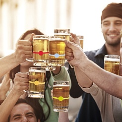 Длинная силиконовая этикетка для бокала AJEW-PH0016-64