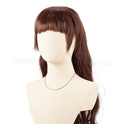 Не тускнеющая 304 нержавеющая сталь цепочка-коробка ожерелье для женщин NJEW-JN03892-04