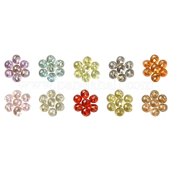 50 г 10 цвета прозрачные акриловые бусины&nbsp;FIND-CJ0002-86