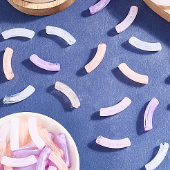 100 шт. Прозрачные акриловые бусины OACR-SP0001-58