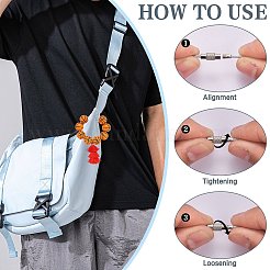 Деревянные баскетбольные бусины подвесные украшения HJEW-SW00125