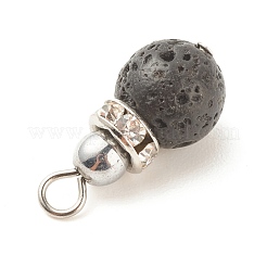 Кулоны из натуральной лавы&nbsp;PALLOY-JF01517