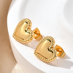 Серьги-гвоздики из нержавеющей стали 304 для женщин EJEW-L296-078G