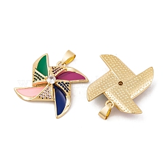 Латунные микро проложить кубического циркония подвески&nbsp;KK-E108-16G