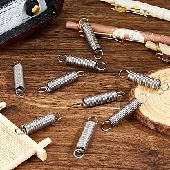 10 шт. крючок пружины натяжения из нержавеющей стали&nbsp;AJEW-FH0006-13A