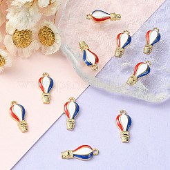 12шт 2 цвета сплава эмалевые подвески&nbsp;ENAM-FP0001-90