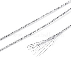 33 м двухслойная круглая металлизированная нить из пэт-материала&nbsp;MCOR-T003-03B