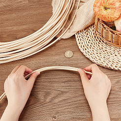 Круглая плетеная из натурального ротанга DIY-WH0304-632