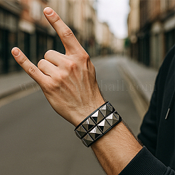 5шт. 5 стиля браслетов из искусственной кожи&nbsp;BJEW-GO0002-14