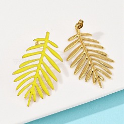 Серьги-гвоздики из нержавеющей стали 304&nbsp;EJEW-C153-01G