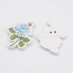 Деревянные пуговицы BUTT-K005-26