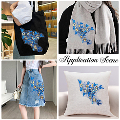 Полиэстер вышивка кружево шитье украшения&nbsp;DIY-WH20031-079D