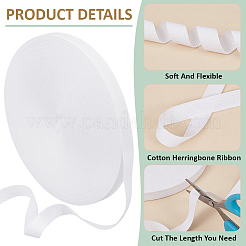 Хлопковая лента «елочка»&nbsp;SRIB-WH0011-248B